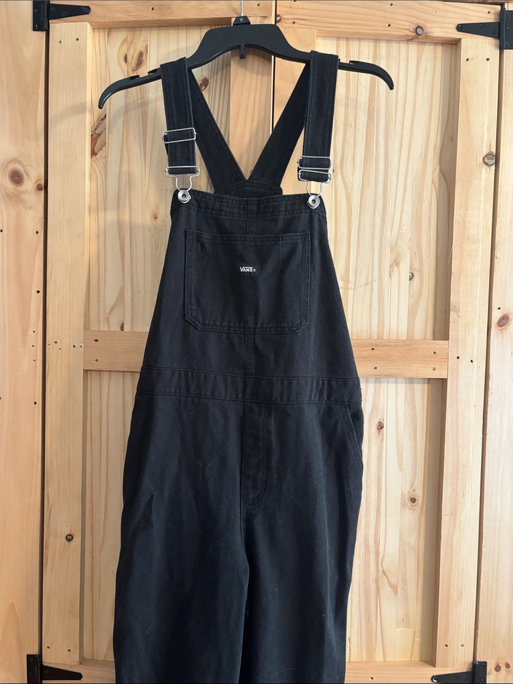Vans Black Denim Overall Jumper